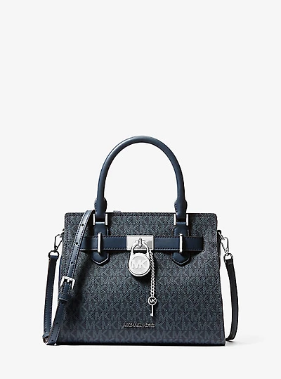 Hamilton Small Signature Logo Satchel