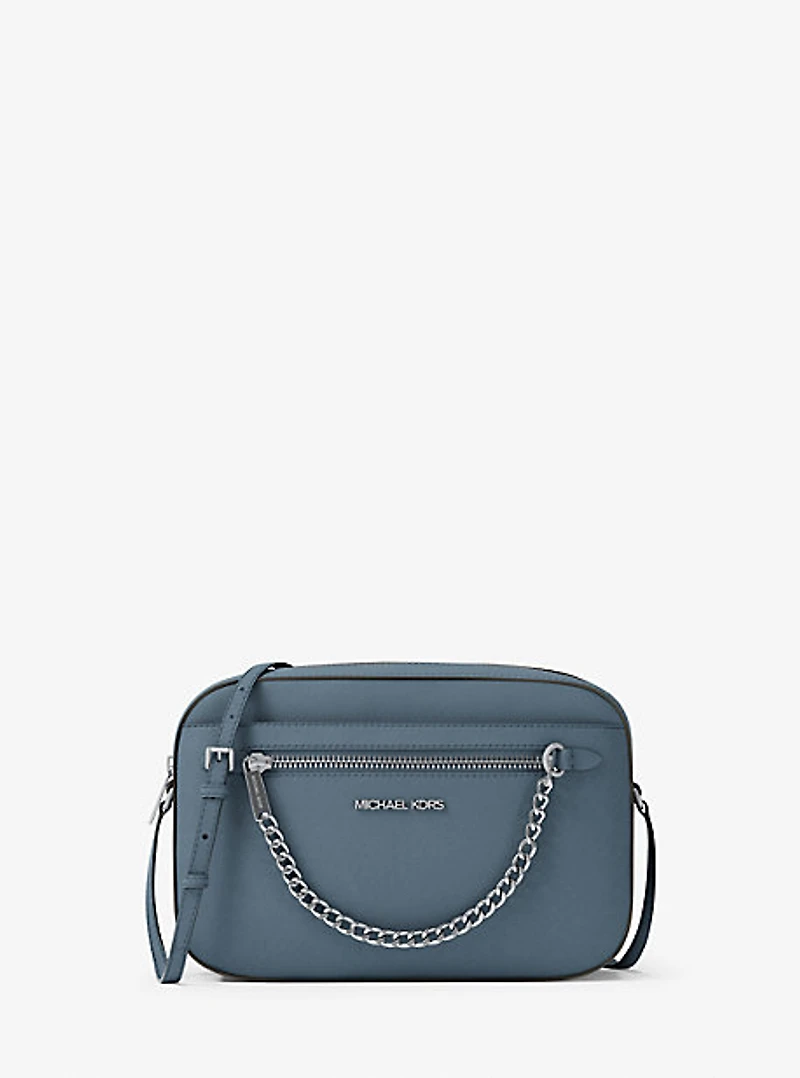 Jet Set Large Saffiano Leather Crossbody Bag