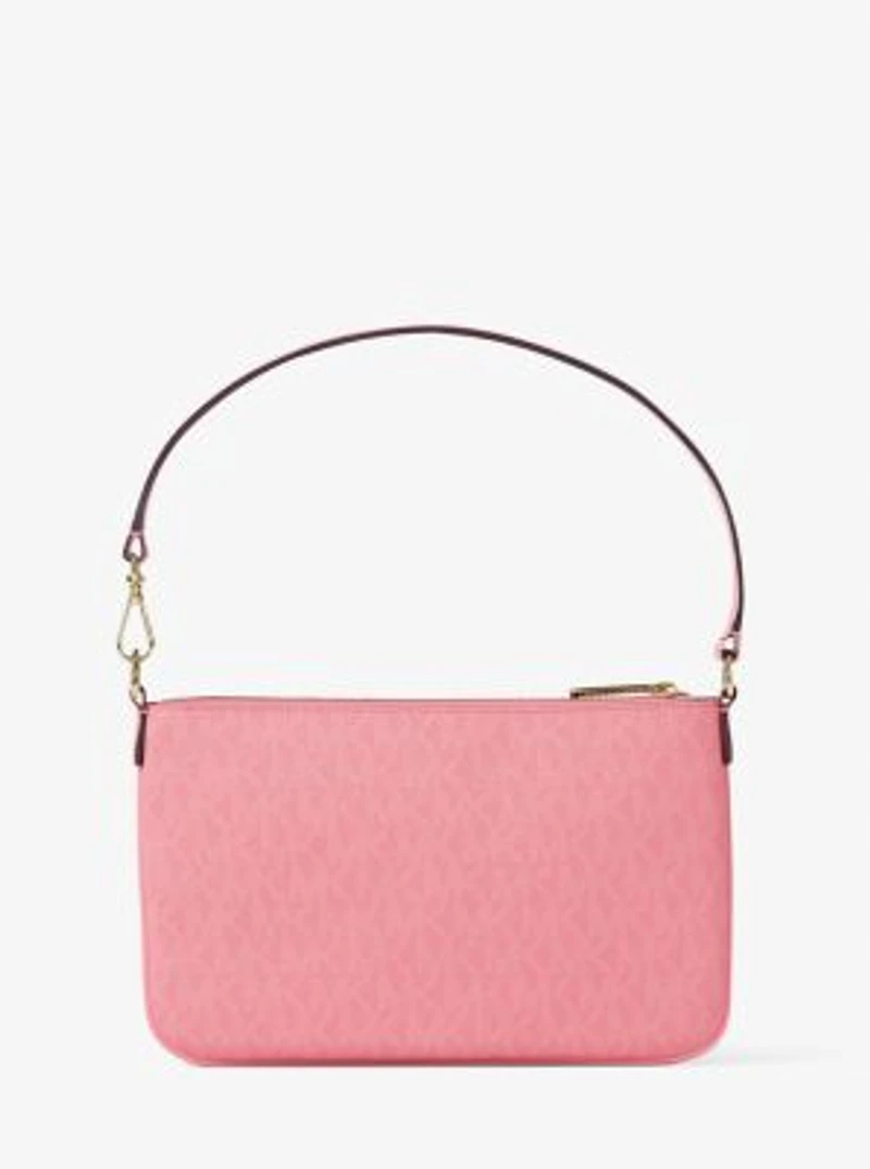 Jet Set Small Signature Logo Convertible Wristlet