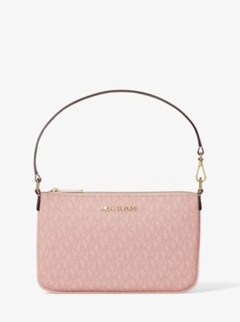 Jet Set Small Signature Logo Convertible Wristlet