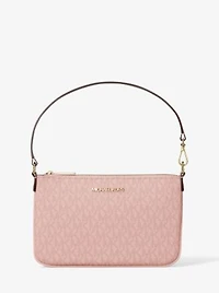 Jet Set Small Signature Logo Convertible Wristlet