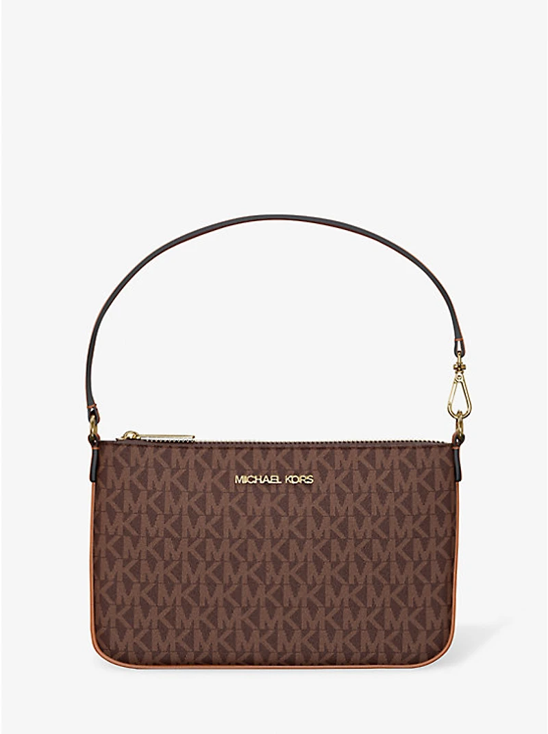 Jet Set Small Signature Logo Convertible Wristlet