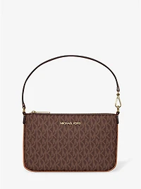 Jet Set Small Signature Logo Convertible Wristlet
