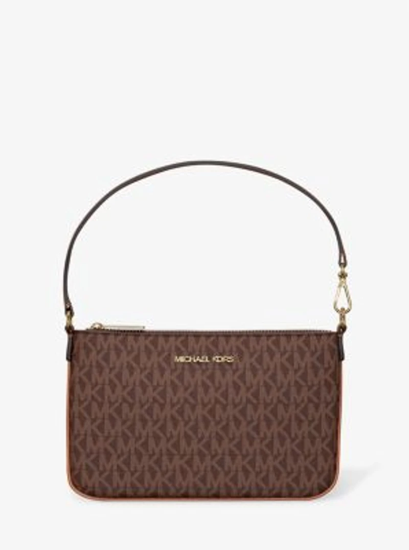 Jet Set Small Signature Logo Convertible Wristlet