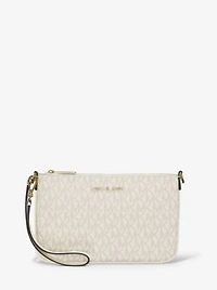 Jet Set Small Signature Logo Convertible Wristlet