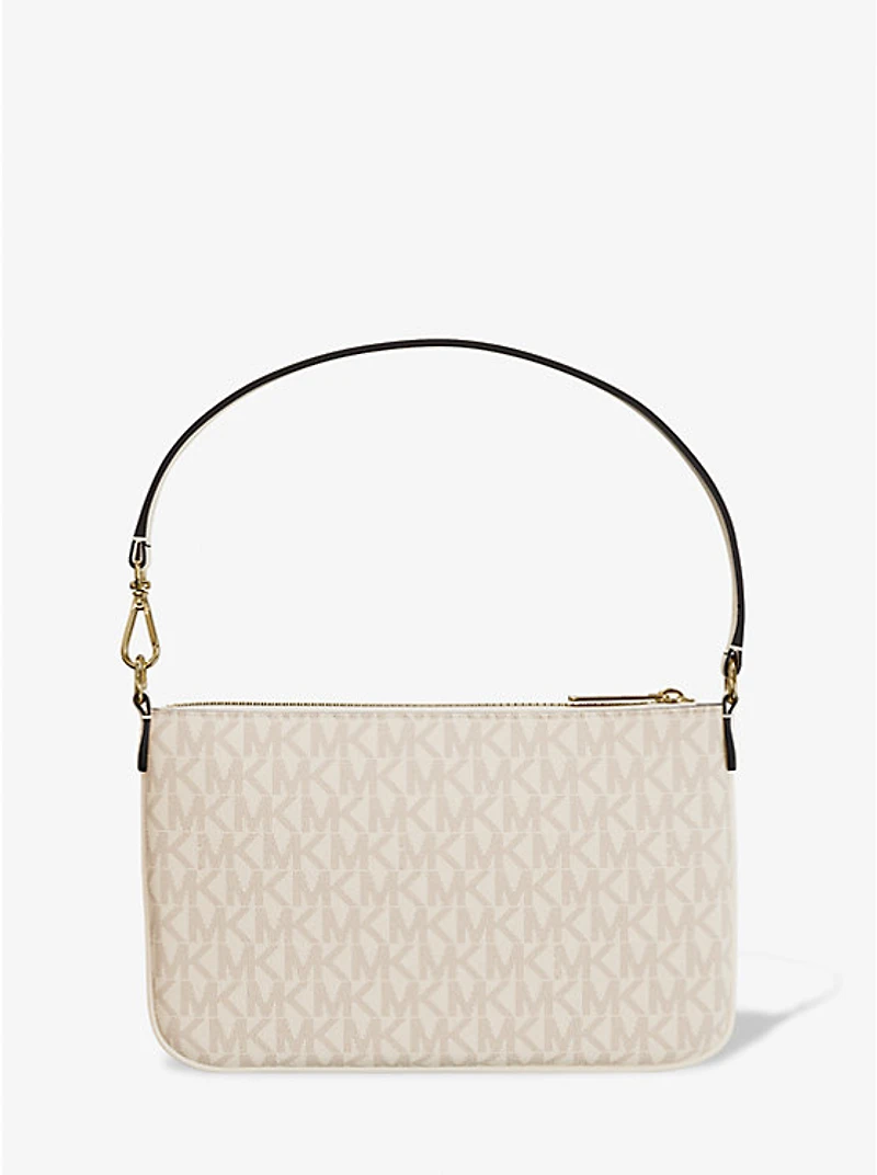 Jet Set Small Signature Logo Convertible Wristlet