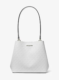 Pratt Medium Signature Logo Shoulder Bag