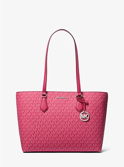 Sheila Large Signature Logo Tote Bag