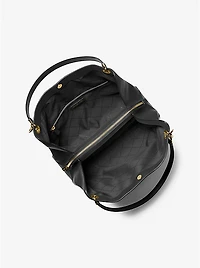 Christina Large Pebbled Leather Shoulder Bag