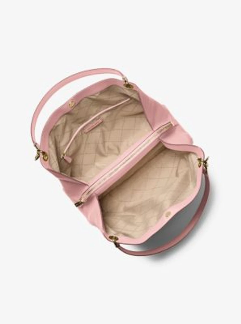 Christina Large Pebbled Leather Shoulder Bag