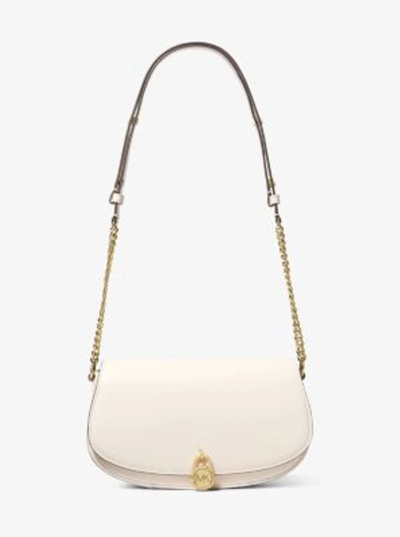 Mila Medium Leather Messenger Bag