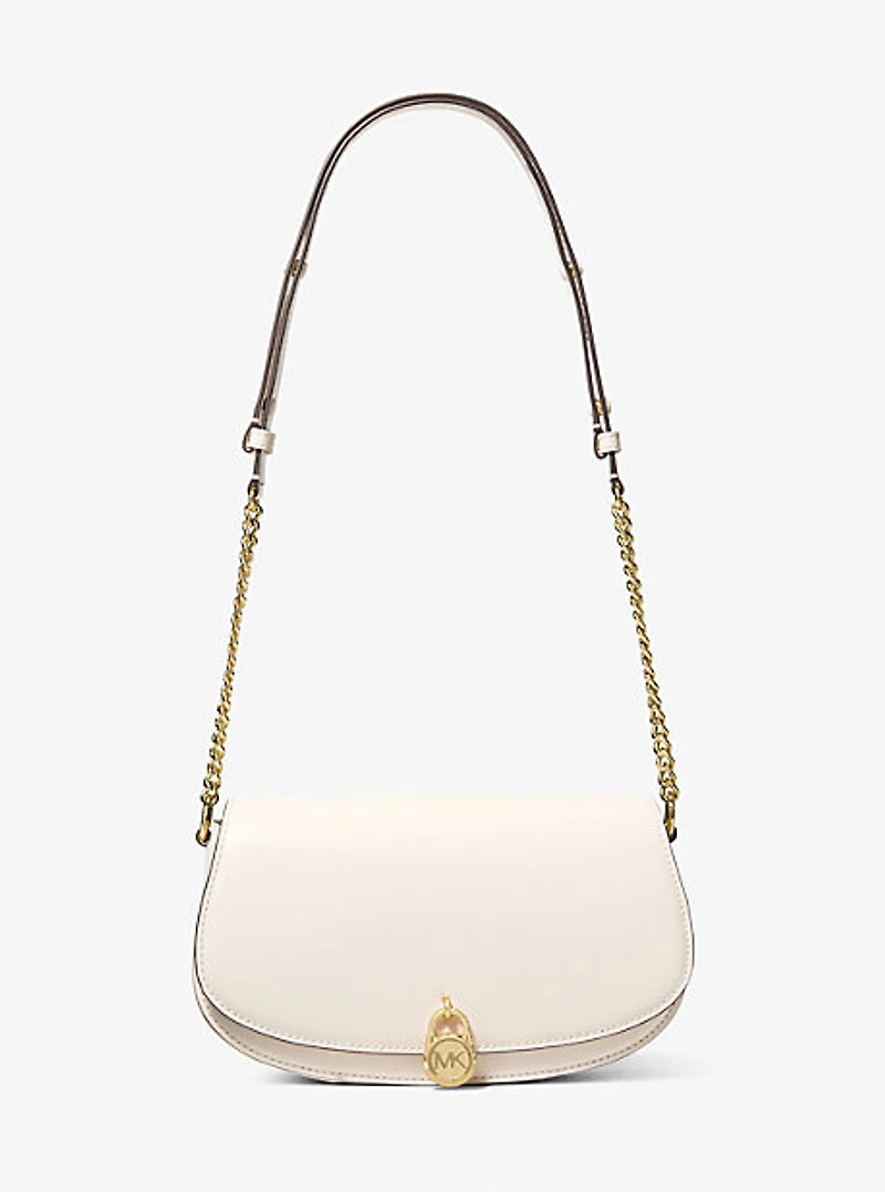Mila Medium Leather Messenger Bag