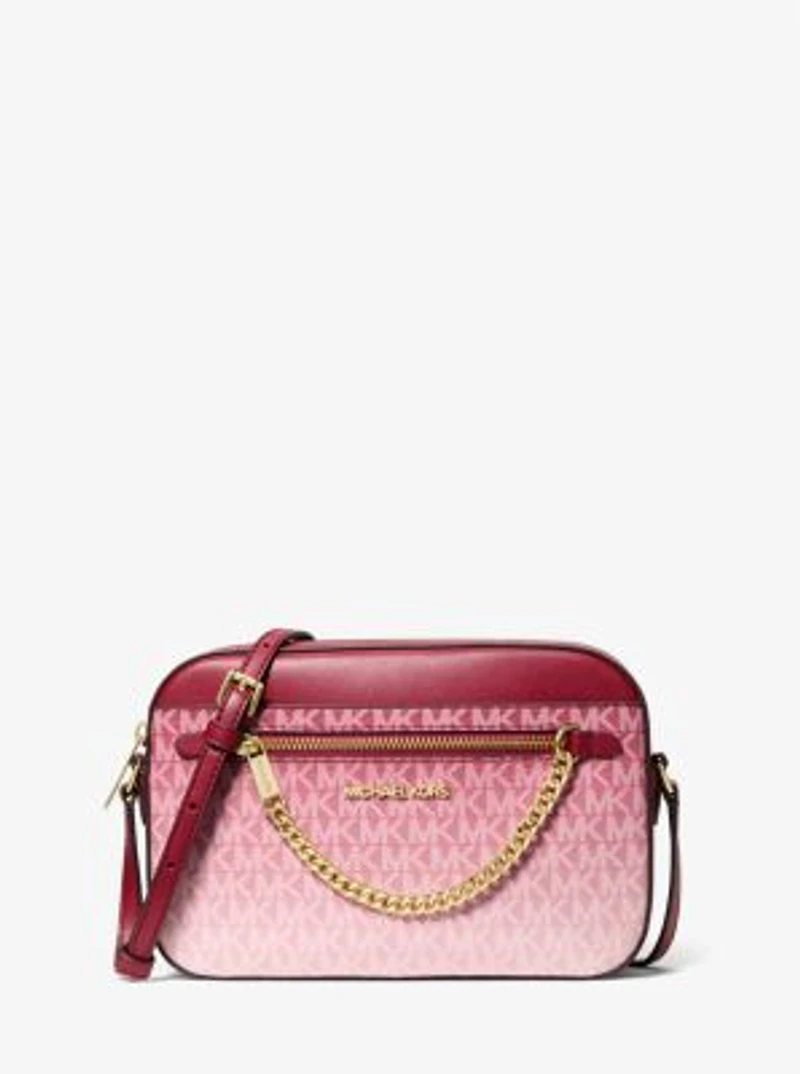 Jet Set Large OmbrÃ© Signature Logo Crossbody Bag
