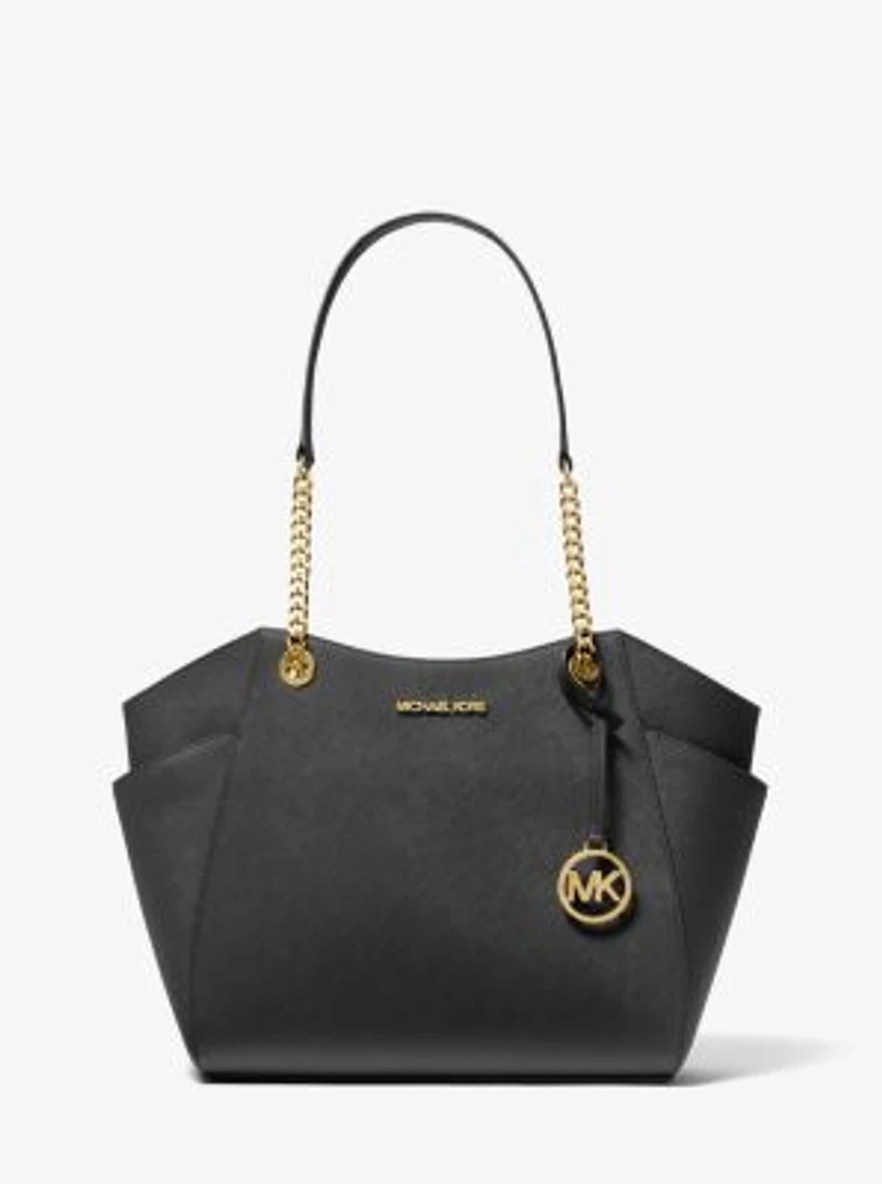 Jet Set Large Saffiano Leather Shoulder Bag