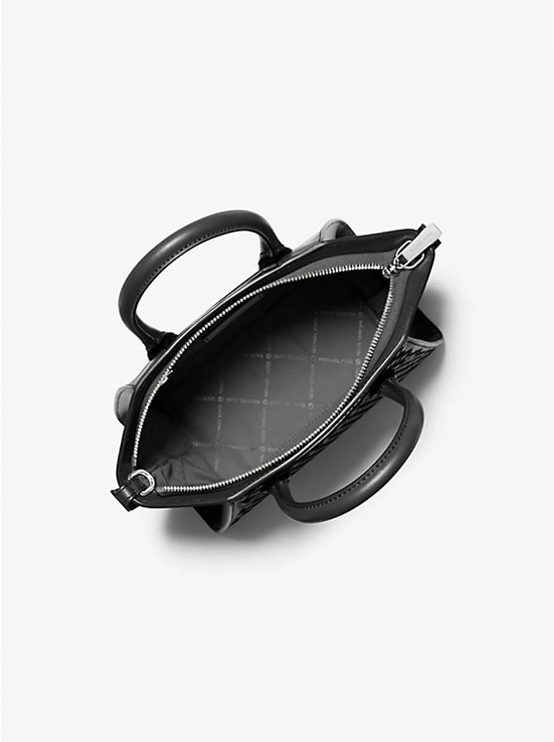 Avril Small Woven Satchel