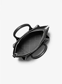 Avril Small Woven Satchel