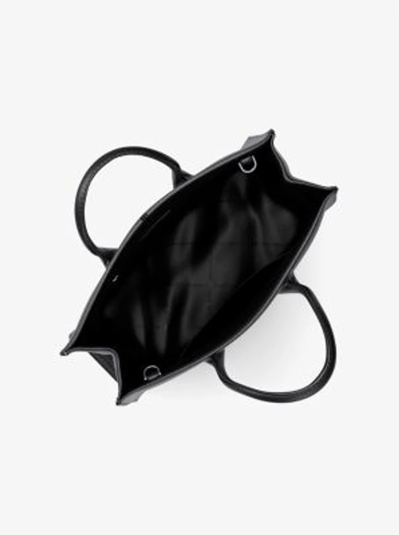 Mirella Medium Pebbled Leather Tote Bag