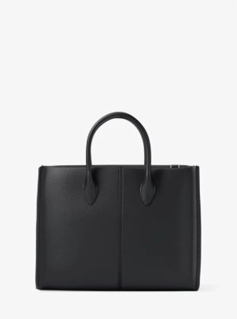 Mirella Medium Pebbled Leather Tote Bag
