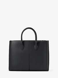Mirella Medium Pebbled Leather Tote Bag