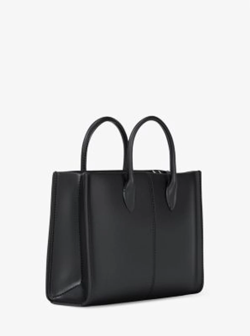 Mirella Medium Pebbled Leather Tote Bag