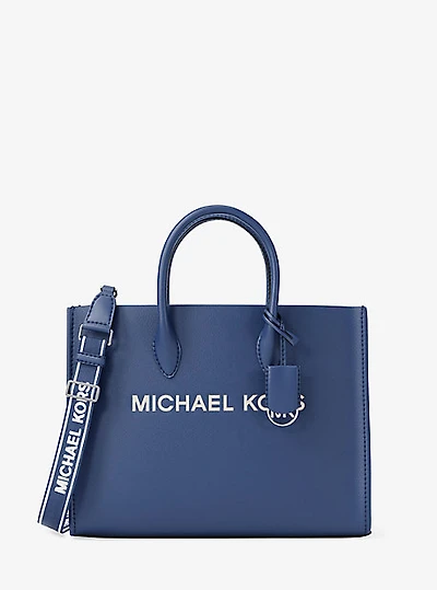 Mirella Medium Pebbled Leather Tote Bag