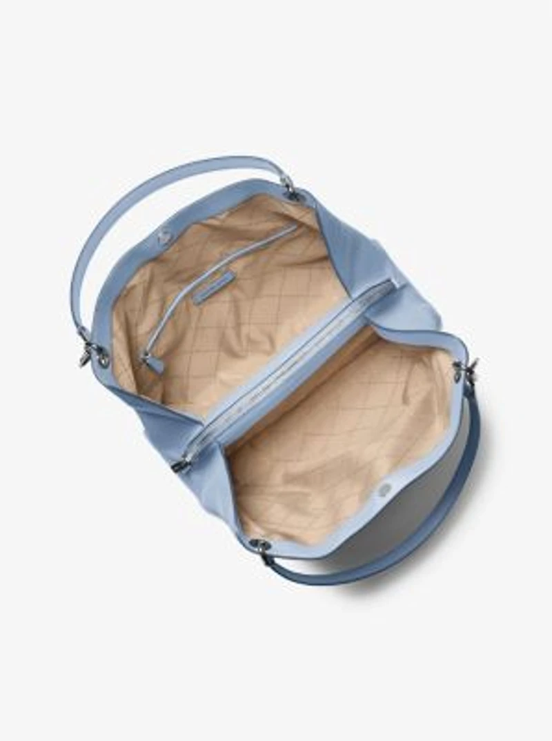 Christina Large Pebbled Leather Shoulder Bag