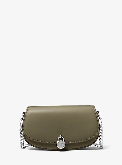 Mila Small Leather Convertible Crossbody Bag