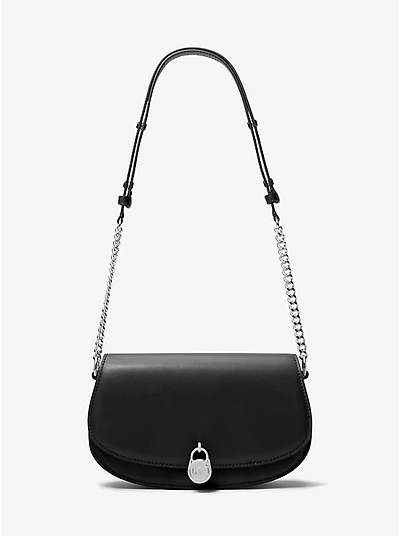 Mila Medium Leather Messenger Bag