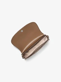 Mila Medium Leather Messenger Bag