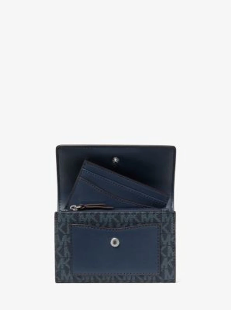 Jet Set Medium Signature Logo 2-in-1 Wallet