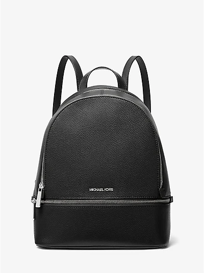 Rhea Medium Pebbled Leather Backpack