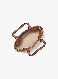 Jet Set Travel Extra-Small Saffiano Leather Top-Zip Tote Bag