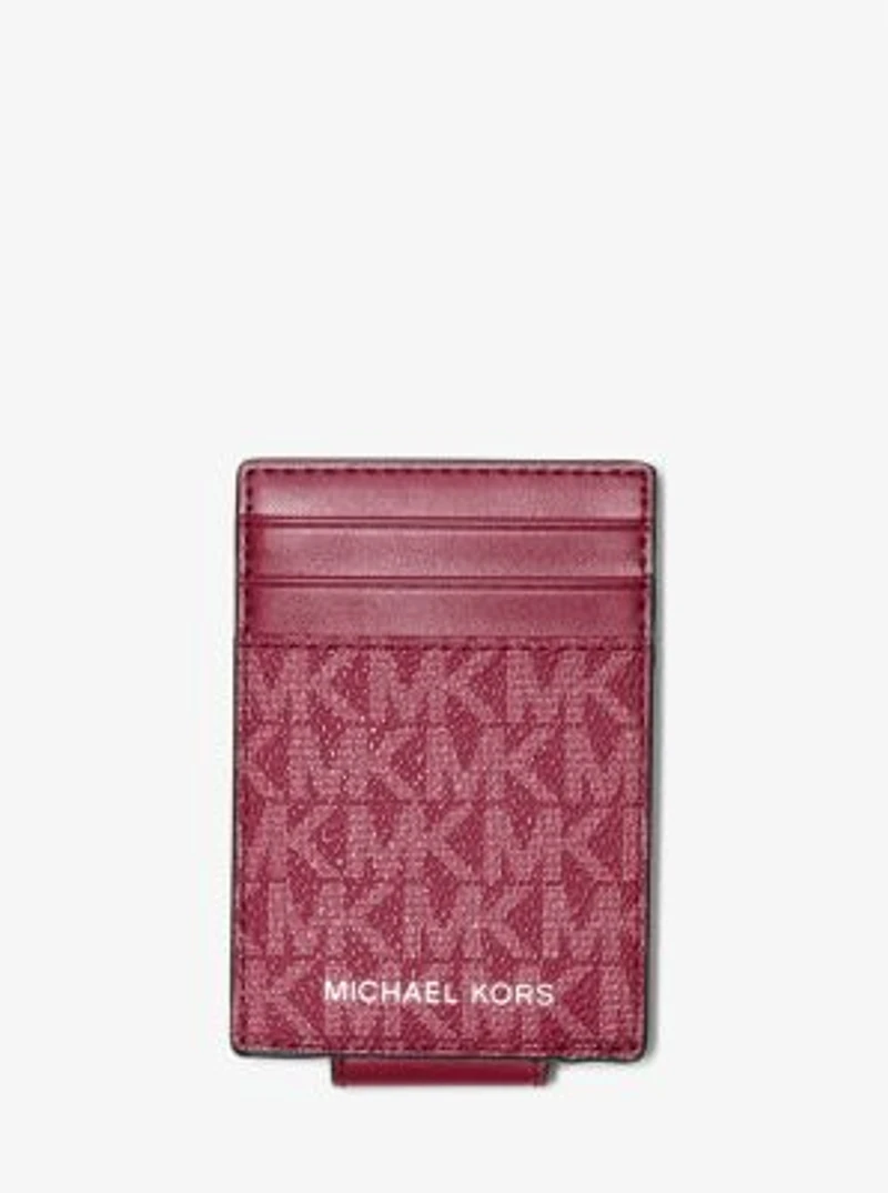 Cooper Signature Logo Money Clip Card Case