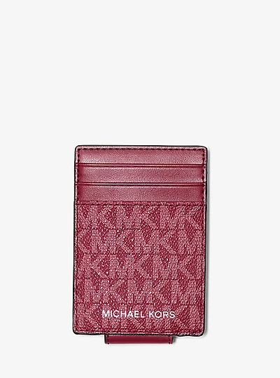 Cooper Signature Logo Money Clip Card Case