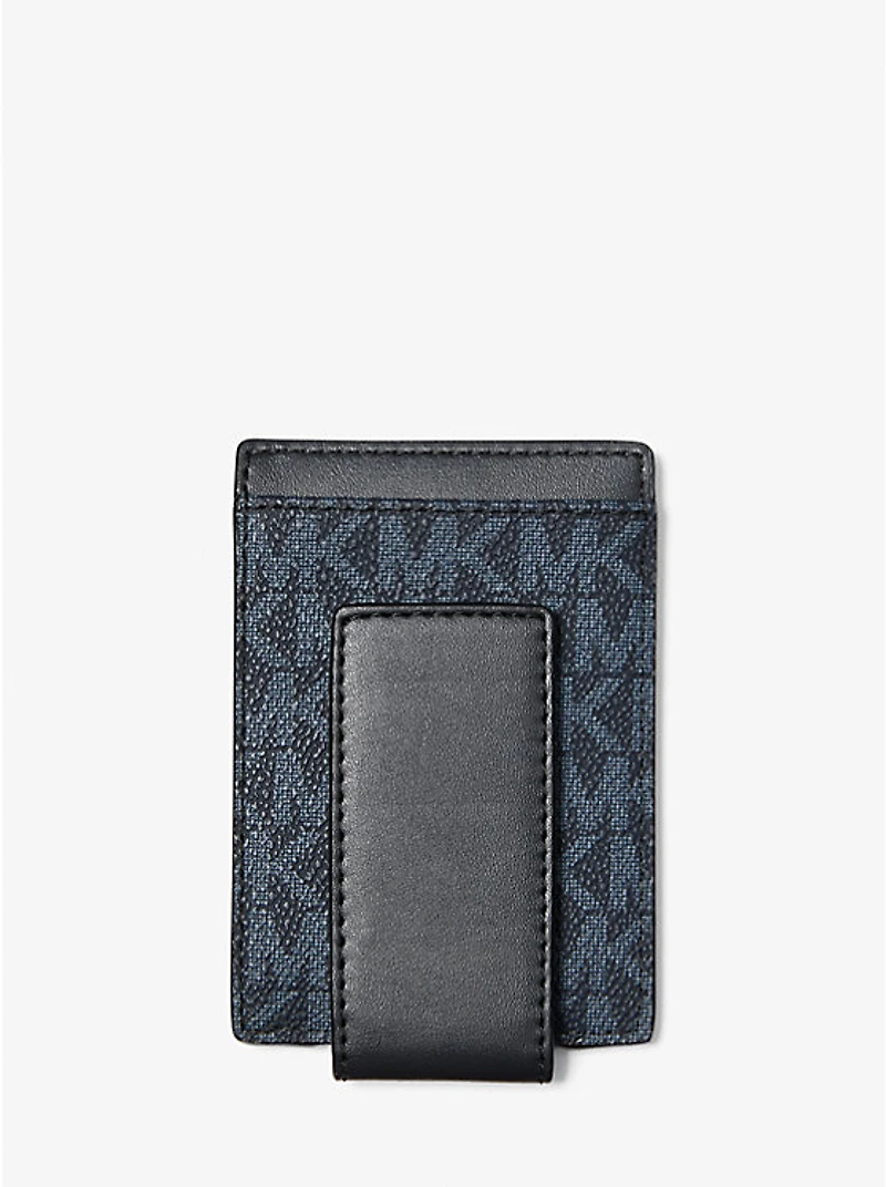 Cooper Signature Logo Money Clip Card Case