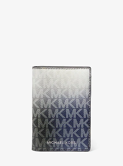 Cooper Ombré Signature Logo Folding Card Case