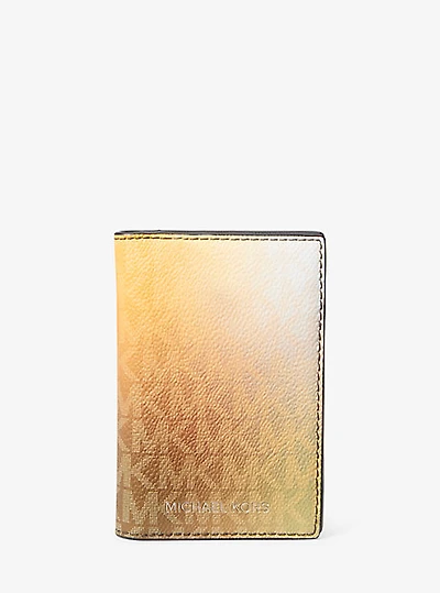 Cooper Ombré Signature Logo Folding Card Case