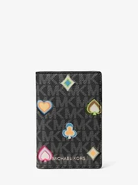 Cooper Printed Signature Logo Folding Card Case
