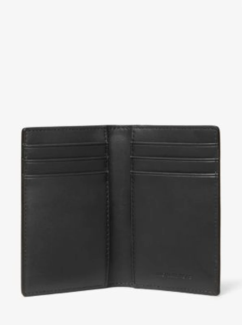 Cooper Printed Signature Logo Folding Card Case
