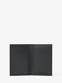 Cooper Metallic Logo Debossed Folding Card Case