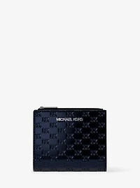 Cooper Metallic Logo Debossed Wallet