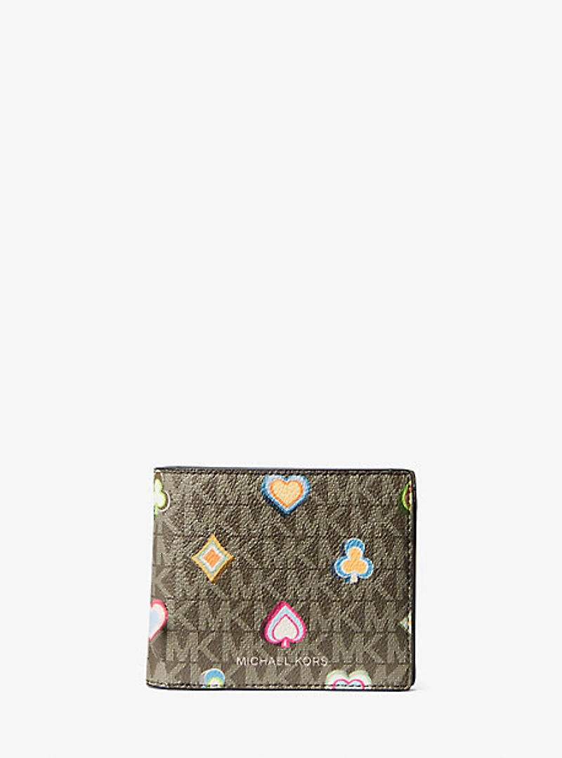 Cooper Printed Signature Logo Billfold Wallet
