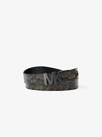 Reversible Snake Embossed Belt
