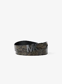 Reversible Snake Embossed Belt
