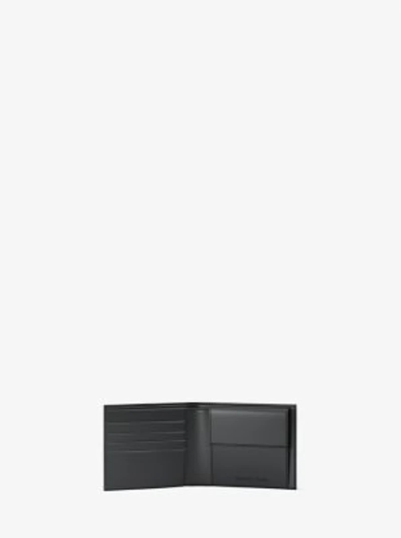 Cyrus Snake Embossed Billfold Wallet With Coin Pouch