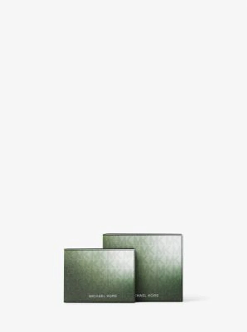 Cooper Ombré Signature Logo Billfold Wallet With Passcase