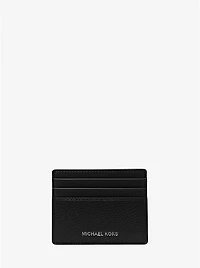 Cooper Pebbled Leather Tall Card Case