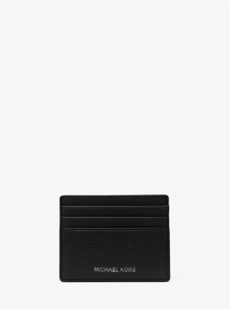 Cooper Pebbled Leather Tall Card Case