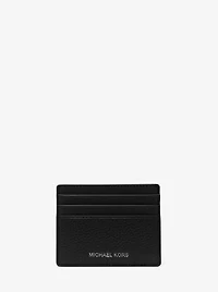 Cooper Pebbled Leather Tall Card Case