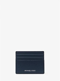 Cooper Pebbled Leather Tall Card Case